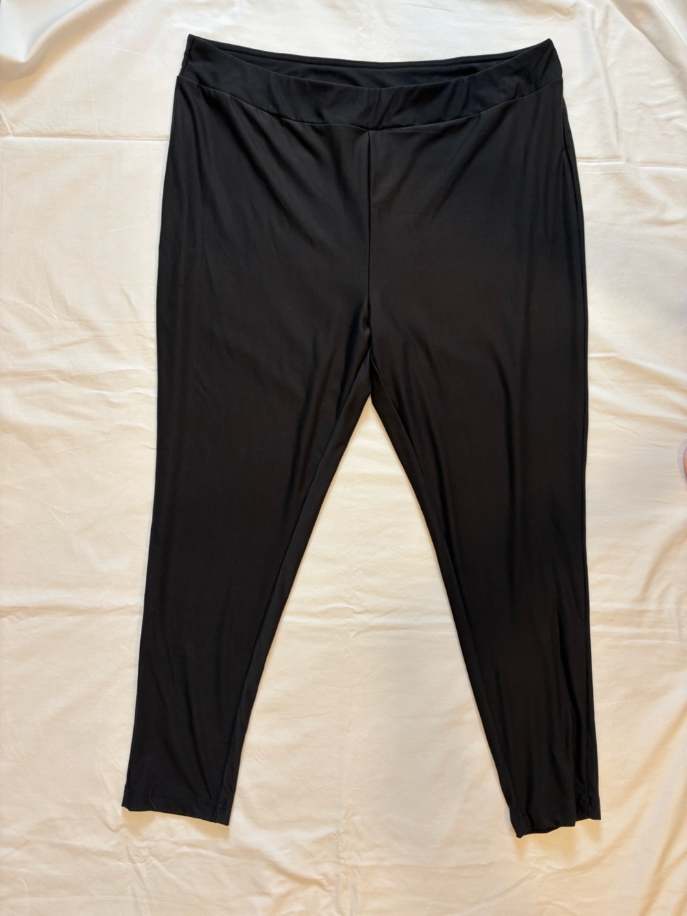 Terra & Sky NWT Super Soft Leggings Black Size 2X (20W-22W) Silky Stretch